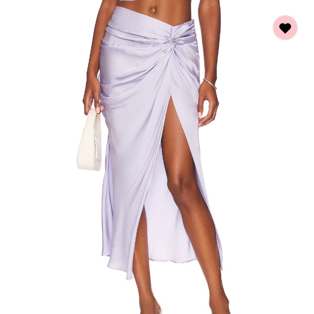 L’Academie Prisca Satin Skirt in lavender (perf for Taylor Swift Eras Tour)